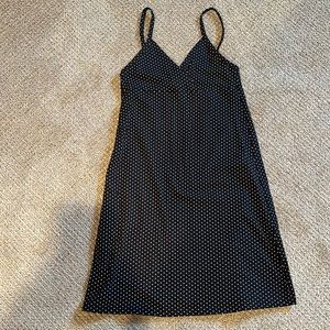 Brandy Melville black with white polkadot sundress